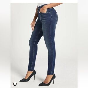 Betabrand XS Signature Mid-Rise Denim Skinny Roma Wash Jeans 26” & 28” Inseam